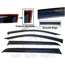 Window Visor/Weather Shields 4pcs Set For Toyota Hilux SR/SR5 GUN/GGN/TGN  05/2015-08/2020