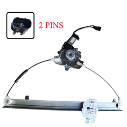 Front Right Electric Window Regulator With 2 Pins Motor for Hyundai Getz TB 02-11 5-Dr Hatch