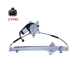 Front Left Electric Window Regulator With 2 Pins Motor for Nissan X-Trail T30 01-07