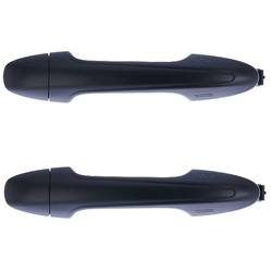 Set of 2 Rear LH+RH Primed Black Outer Door Handle W/Smart Key for Toyota Hilux GUN/GGN/TGN 15-20, RAV4 ALA49/ASA44R/ZSA42/ZSA44 12-19