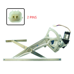 Front Right Electric Window Regulator With 2 Pins Motor for Subaru Tribeca B9 06-14