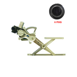 Front Right Electric Window Regulator With 6 Pins Motor for Toyota Corolla ZZE122 01-07 Vin:JTD