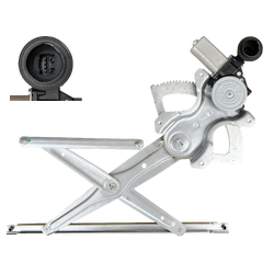 Front Left Electric Window Regulator With 6 Pins Motor for Toyota Hilux TGN/KUN/GGN 05-15, Non-auto up down func