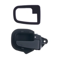 Front Right Black Inner Door Handle & Trim Cover Set for BMW 3 Series E36 91-01 Sedan 4D