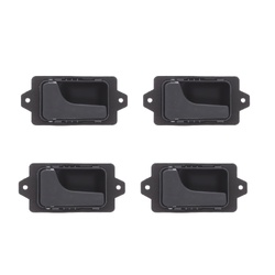 Set of 4 Textured Black Inner Door Handle for BMW 3 Series E30, E28, E24, E23