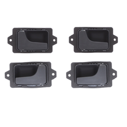 Set of 4 Textured Black Inner Door Handle for BMW 3 Series E30, E28, E24, E23