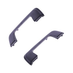 Door Handle Cover Outer for BMW E36 Set of 2 Black Rear Left & Right