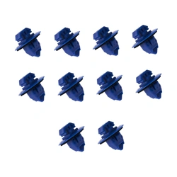 10 pcs Blue Door Trim Body Mould Flare Clip For Toyota RAV4 Hilux KLUGER FJ Prado