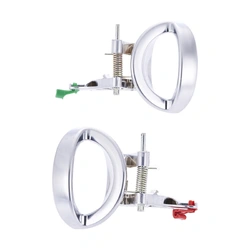 2pc FRONT = REAR Right + Left Door Handle Inner Chrome for Dodge Nitro 2007 -11