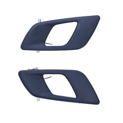 Door Handle Inner for Ford Ranger & Mazda BT50 Set of 2 Black Front Left & Right