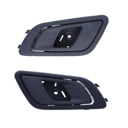 Door Handle Inner for Ford Ranger PX & Mazda BT50 Set of 2 Black Rear Left & Right