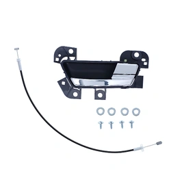 Front Right Chrome Inner Door Handle + Door Lock Cable for Ford Falcon FG/FGX 08-16