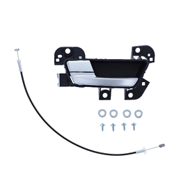 Front Left Silver Inner Door Handle + Door Lock Cable for Ford Falcon FG/FGX 08-16