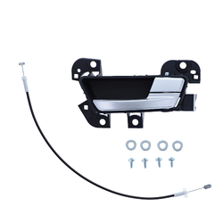 Front Right Silver Inner Door Handle + Door Lock Cable for Ford Falcon FG/FGX 08-16