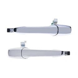 2pc Rear Left + Right Outer Door Handle Chrome for Ford Ranger & Mazda BT50 06-11