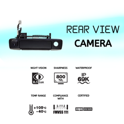 Black Tailgate Handle W/Camera Kit & Keyhole for Mazda BT50 UP/UR  2011-2020