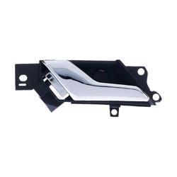 Front / Rear Left Chrome Facial, Textured Black Base Inner Door Handle for Holden Captiva CG 06-18 5-Seater