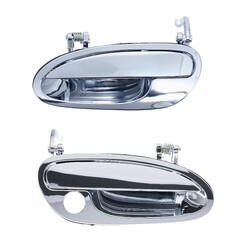 Door Handle Outer for Holden Commodore 1997-2006 Set of 2 Chrome FRONT LH+RH