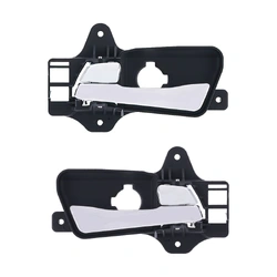 Door Handle Inner for Hyundai i30 FD 07-12 Set of 2 Chrome FRONT LEFT+RIGHT