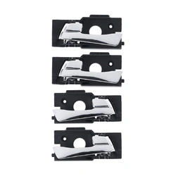 Door Handle Inner for Hyundai Accent RB 11-19 Set of 4 Chrome FRONT REAR LH+RH