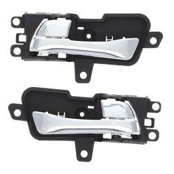 Door Handle Inner for Hyundai Sonata i45 10-14 Set of 2 Chrome FRONT=REAR LH+RH