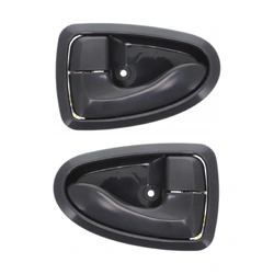 Door Handle Inner for Hyundai Accent LC 00-06 Set of 2 Grey FRONT=REAR LH+RH