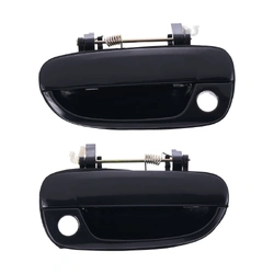 Door Handle Outer for Hyundai Accent LC 00-06 Set of 2 Black FRONT LEFT+RIGHT
