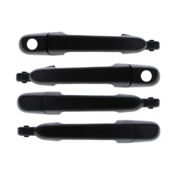 Door Handle Outer for Hyundai Accent MC 05-09 Set of 4 Black FRONT REAR LH+RH