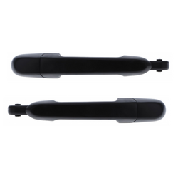 Door Handle Outer for Hyundai Accent MC 05-09 Set of 2 Black REAR LEFT+RIGHT