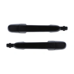 Door Handle Outer for Hyundai Accent MC 05-09 Set of 2 Black REAR LEFT+RIGHT