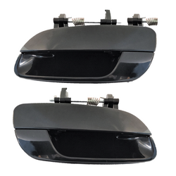 Door Handle Outer for Hyundai Elantra XD 00-06 Set of 2 Black REAR LEFT+RIGHT
