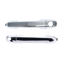 Door Handle Outer for Hyundai i30 FD 07-12 Set of 2 Chrome FRONT LEFT+RIGHT