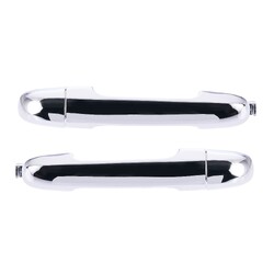 Door Handle Outer for Hyundai i30 FD 07-12 Set of 2 Chrome REAR LEFT+RIGHT