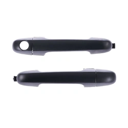  Set of 2 FRONT LEFT + RIGHT Door Handle Outer Black for Hyundai i30 FD 07-12 Elantra HD
