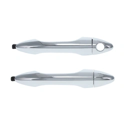 Door Handle Outer for Hyundai iX35 LM 10-15 Set of 2 Chrome FRONT LEFT+RIGHT