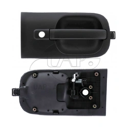 Front Right Primed Black Outer Door Handle With Keyhole for Hyundai iLoad/iMax TQ 07-21
