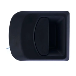 Front Left Textured Black Outer Door Handle for Iveco Daily Van GEN 3/4 00-11