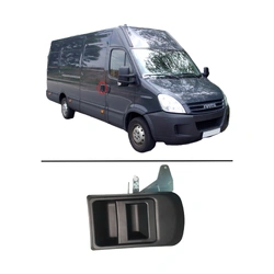 Rear Right Textured Black Outer Door Handle for Iveco Daily Van GEN 3/4 00-11