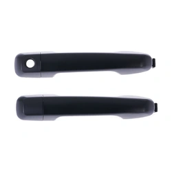 Door Handle Outer for Toyota Landcruiser J150 09-23 Set of 2 Black FRONT LH+RH