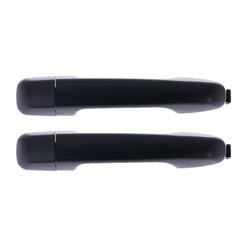 Door Handle Outer for Toyota Landcruiser J150 09-23 Set of 2 Black REAR LH+RH