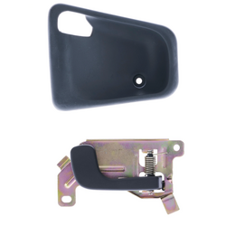 Front Right Textured Grey Inner Door Handle W/ Trim for Mitsubishi Fuso Canter 95-05