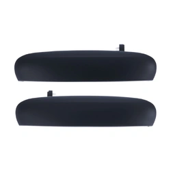 Door Handle Outer for Mitsubishi Mirage 2012-2020 Set of 2 Black FRONT=REAR LH+RH