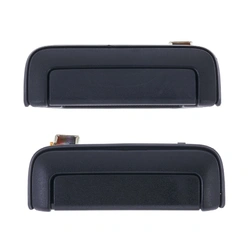 Door Handle Outer for Mitsubishi Triton 96-07 Set 2 Black FRONT LH+RH
