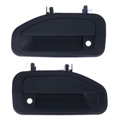 Door Handle Outer for Mitsubishi Fuso 2005-2020 Set of 2 Black FRONT LEFT+RIGHT