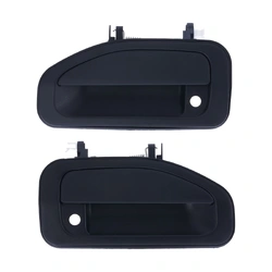 Door Handle Outer for Mitsubishi Fuso 2005-2020 Set of 2 Black FRONT LEFT+RIGHT