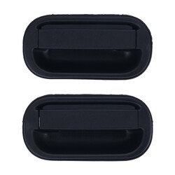 Door Handle Outer for Mitsubishi Canter 95-05 Set of 2 Black FRONT LEFT+RIGHT