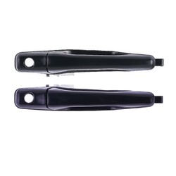 Door Handle Outer for Mitsubishi Lancer 02-07 Set of 2 Black FRONT LEFT+RIGHT