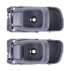 Door Handle Inner for Nissan Pathfinder 95-05, Patrol 97-04 Set 2 Grey FRONT=REAR LEFT+RIGHT