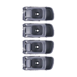 Door Handle Inner for Nissan Pathfinder 95-05, Patrol 97-04 Set 4 Grey FRONT REAR LEFT+RIGHT
