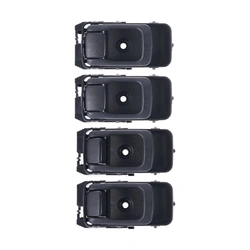 Door Handle Inner for Nissan Navara 97-15 Set of 4 Black FRONT REAR LEFT+RIGHT